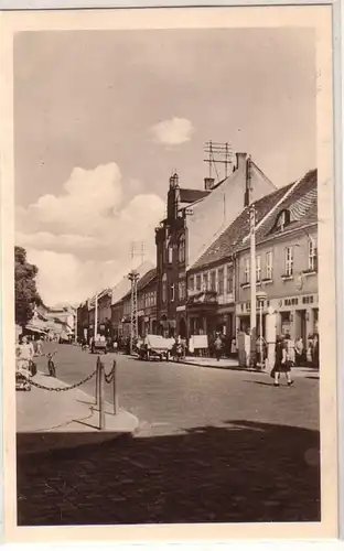 40283 Ak Genthin Ernst Thälmann Strasse 1953