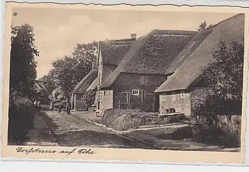 40201 Ak Villagestrasse sur Föhr vers 1930