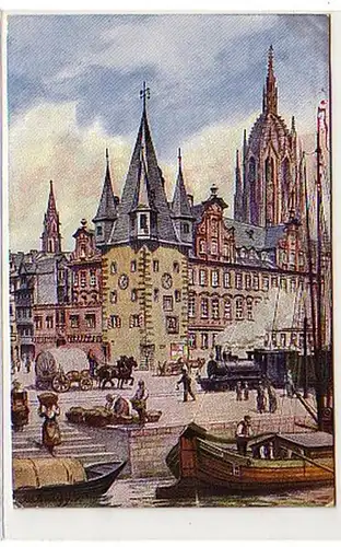 40188 Feldpost Ak Frankfurt a.M. am Rententurm 1915