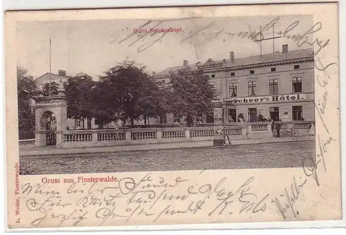 40134 Ak Andreasberg Blick vom Glockenturm um 1900