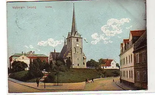 40124 Ak Wahren bei Leipzig Kirche 1908