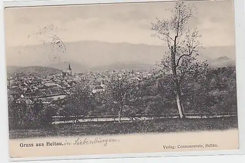 40038 Ak Gruss de Heltau en Transylvanie 1912