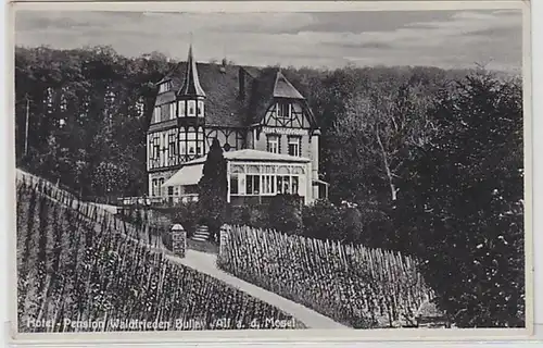 40026 Ak Hotel Waldfrieden près de Alf a.d. Mosel gare ferroviaire Bullay 1935