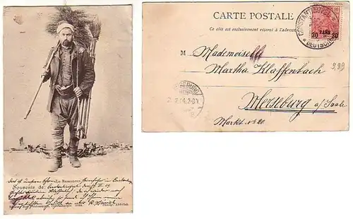 40019 Ak Turquie Deutsche Post in Contsntinopel 1904