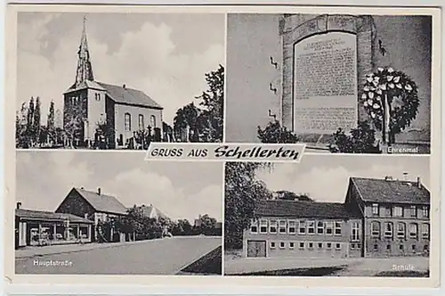 39991 Salutation multi-image Ak de Schellerten 1966