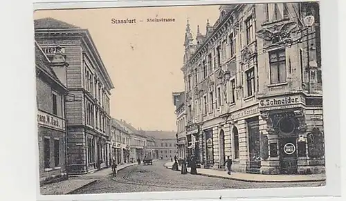 39947 Ak Stassfurt Steinstraße Weinhandel 1909