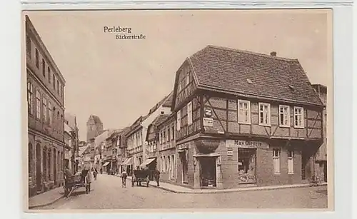 39910 Ak Perleberg Bäckerstrasse 1930