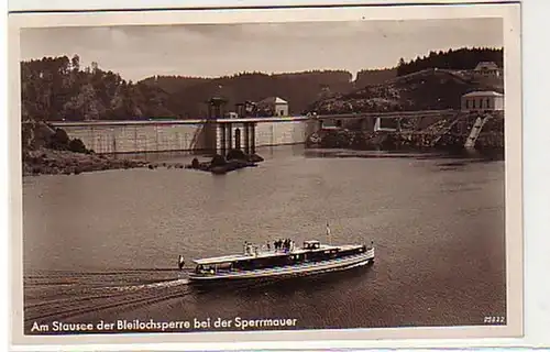 39905 Ak au barrage du barrage de la vallée du trou de plomb avec bateau 1935