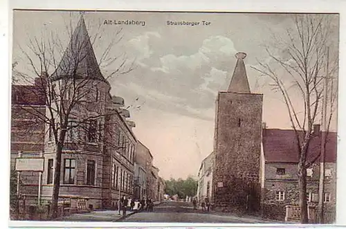 39889 Ak Alt-Landsberg Strausberger Tor um 1910