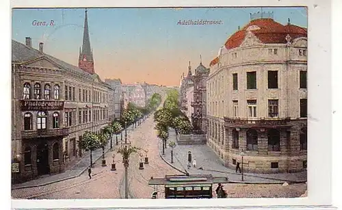 39855 Feldpost Ak Gera (Reuss) Adelhaidstrasse 1914