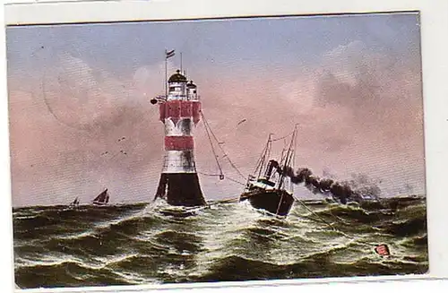 39844 Ak Rotesand Leuchtturm 1931
