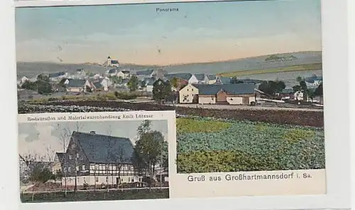 39810 Ak Gruß aus Großhartmannsdorf i. Sa. 1909