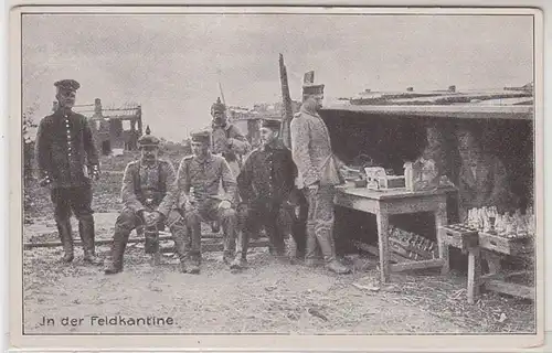 39779 Ak dans la cantine 1ère guerre mondiale 1916