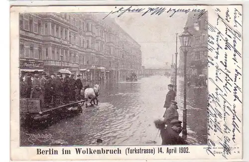 39767 Ak Berlin dans la rue des nuages 14 avril 1902
