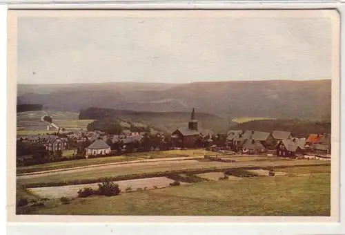 39763 Ak station thermale d'altitude Masserberg Thüringe. Forêt vers 1940