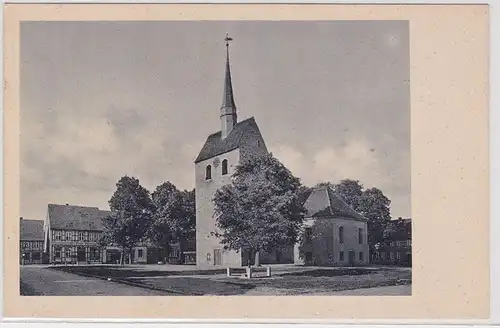 39760 Ak Calbe an der Milde Kirche um 1940