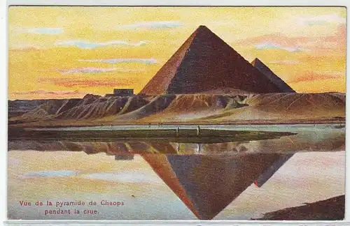 39758 Ak Cairo Kairo Ägypten Cheops Pyramide um 1910