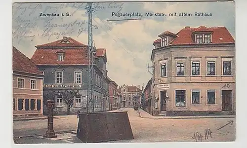 39757 Ak Zwenkau Pegauerplatz, Marktstraße 1920