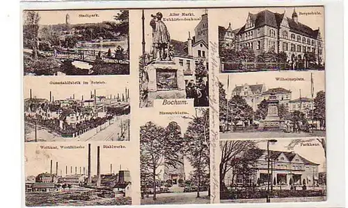 39736 Feldpost Ak Bochum Bergschule, etc. 1915