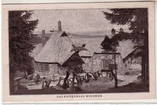 39683 Ak Bad Harzburg Café Maison Winuwuk et Sonnenhof Exposition d'art vers 1930