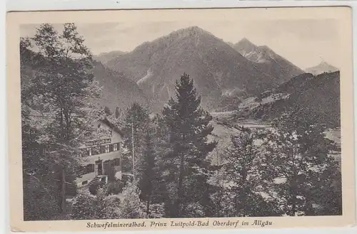 39625 Ak Schwefelmineralbad Oberdorf im Allgäu um 1920