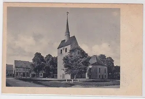 39596 Ak Calbe an der Milde Kirche um 1940