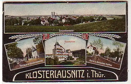 39584 Multi-image Ak Klosterlausnitz en Thuringe vers 1910