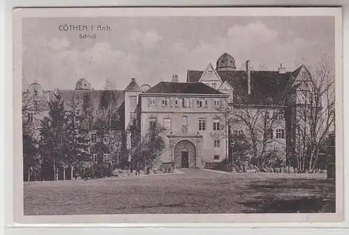 39524 Ak Cöthen in Anhalt Schloß 1920