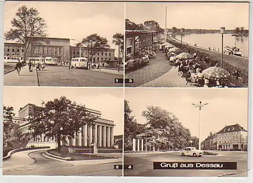 39519 Mehrbild Ak Gruss aus Dessau 1969