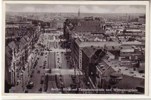 39414 Ak Berlin Vue sur Tauentzienstraße et Wittenbergplatz vers 1930