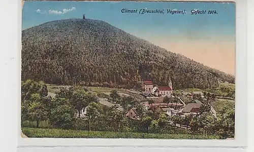 39399 Feldpost Ak Climont Breuschtal en Alsace 1916