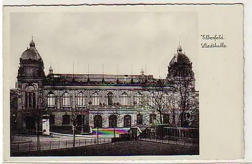 39384 Ak Elberfeld Stadthalle vers 1940