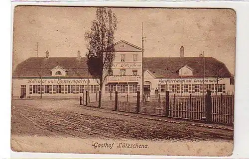 39372 Feldpost Ak Gasthof Lützschena 1917