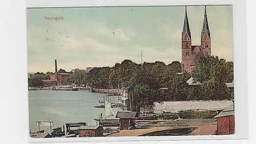 39356 Ak Neuruppin Vue sur le lac vers 1912
