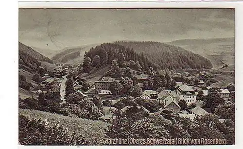 39321 Ak Katzhütte Schwarzatal Blick vom Rosenberg 1909