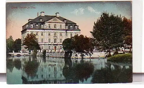 39294 Feldpost Ak Gera Château à Tinz 1914