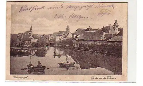 39287 Ak Donauwörth Partie à Wörnitz 1925