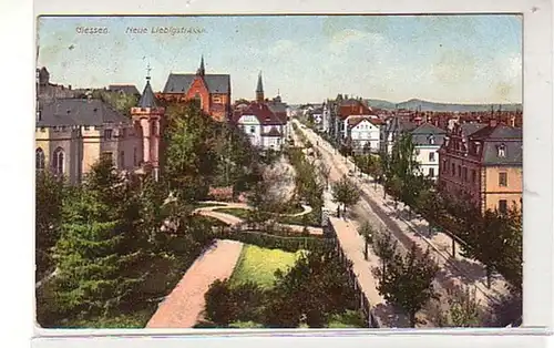 39268 Ak Giessen neue Liebigstrasse 1909