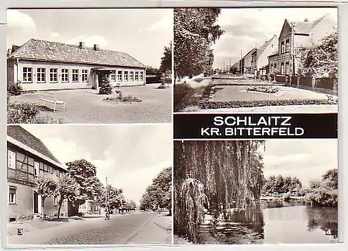 39267 Mehrbild Ak Schlaitz Kreis Bitterfeld 1981