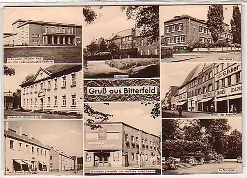 39264 Mehrbild Ak Gruss aus Bitterfeld 1961