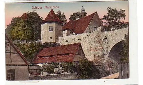 39260 Künstler Ak Schloss mutzschen um 1910