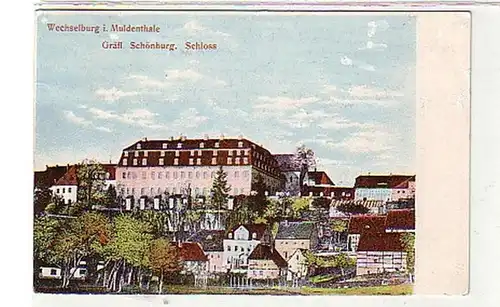 39233 Ak Wechselburg im Muldental Schloss 1903