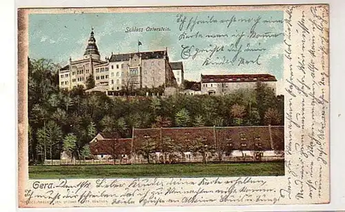 39193 Ak Gera Schloss Osterstein 1906