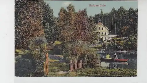 39178 Feldpost Ak Gruß aus Haidemühle b. Langebrück 1917