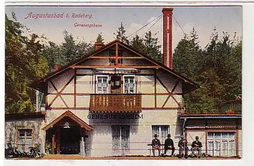 39157 Ak Augustusbad bei Radeberg Genesungsheim um 1910