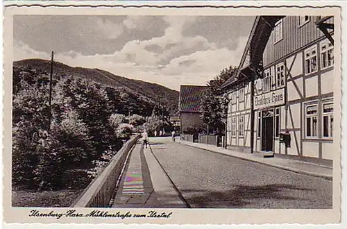 39139 Ak Ilsenburg Harz Mühlenstrasse vers 1940