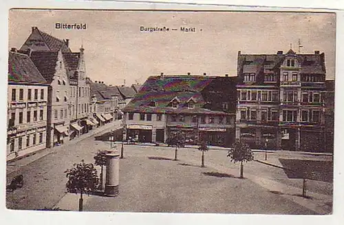 39111 Ak Bitterfeld Burgstraße Markt 1922