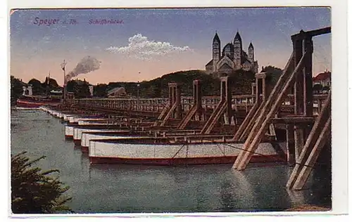 39067 Ak Speyer a. Rh. Pont naval vers 1920