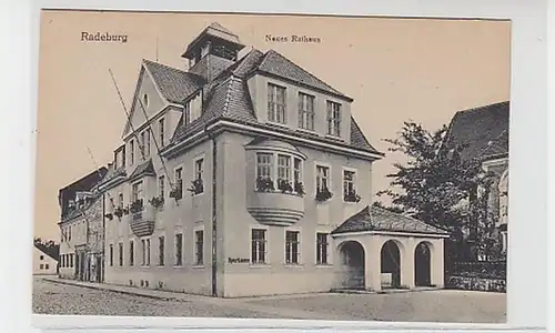 39017 Ak Radeburg neues Rathaus um 1910