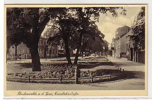 39002 Ak Fürstenwalde Eisenbahnstraße 1936